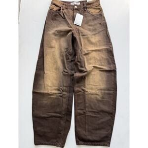 Bershka Fit Baggy Wide Ballon 42